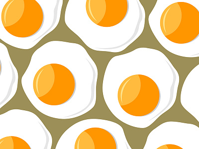 Scrambled Eggs background chiken egg food fresh illustration scrambled vector