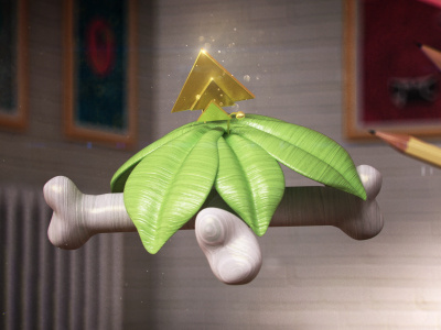 Floral Bones 3d cinema 4d concept design designer emanuele frame graphic marani motion still v ray