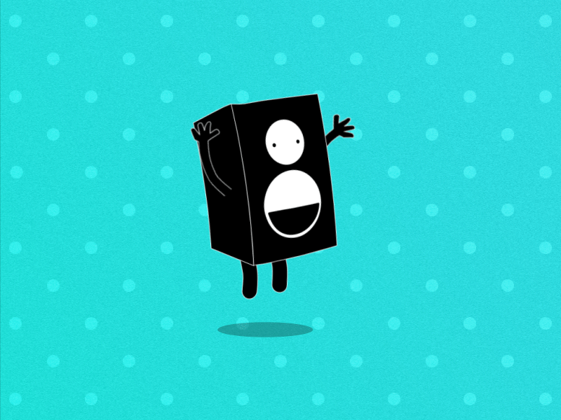 Crazy Hands animation beast collective character character animation crazy dance rock rocker dance speaker