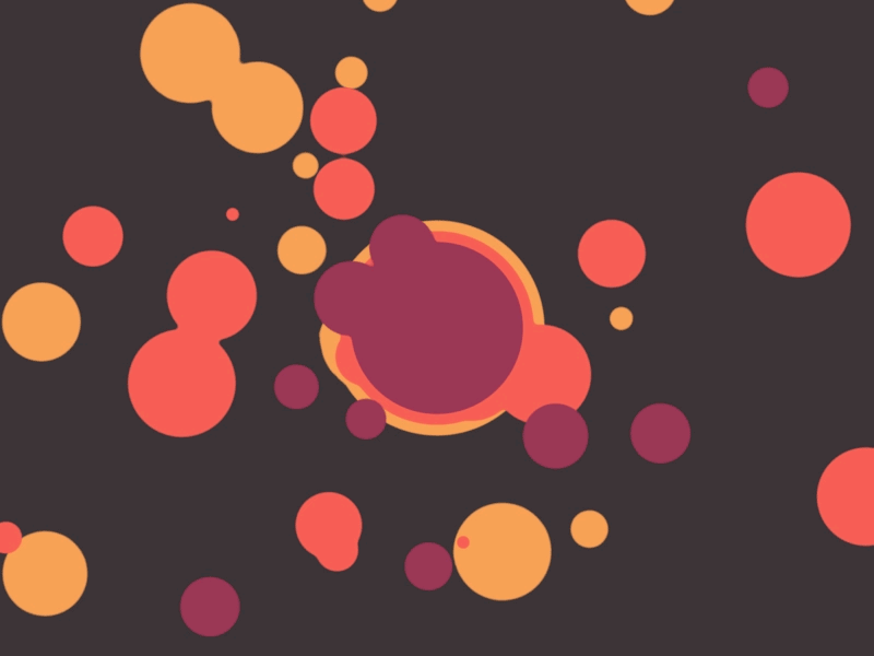 Blobbing along. after effects blob colour emitter pastel project file