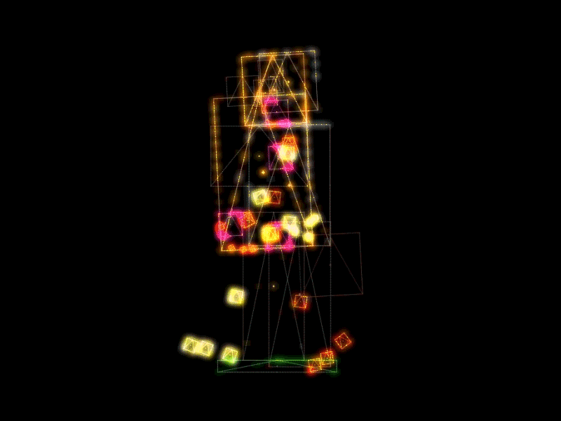 Wireframes... 2d after effects animation character neon nulls rigging walk cycle wireframes