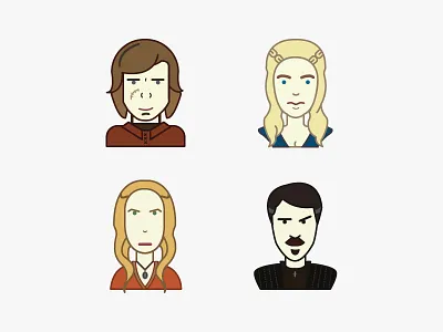 Game Of Thrones Avatars avatar cersei character face game of thrones got khaleesi portrait tv tyrion