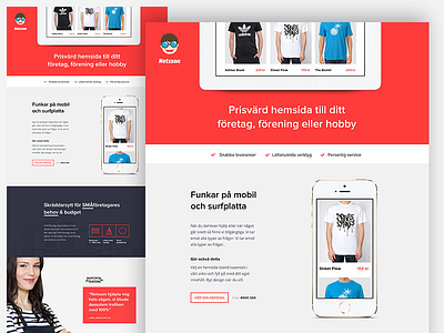Netsson.se website v2 design grid webdesign