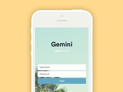 Gemini app iphone login ui