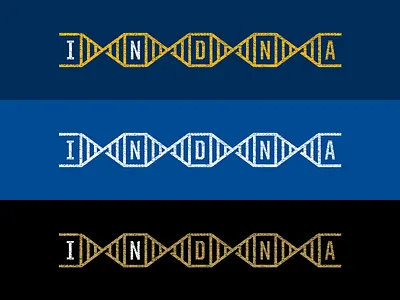 InDNA dna helix indiana sports texture