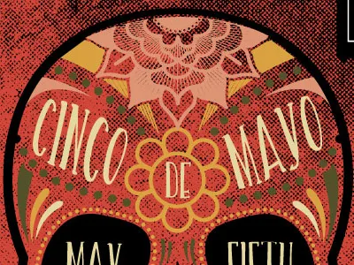 Cinco De Mayo Guest Chef Poster cinco de mayo may fifth mexico sugar skull