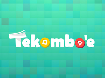 Tekombo'e branding education gaming logo pixel