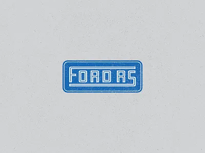 Ford rs cars ford identity inline logo mark speed texture type