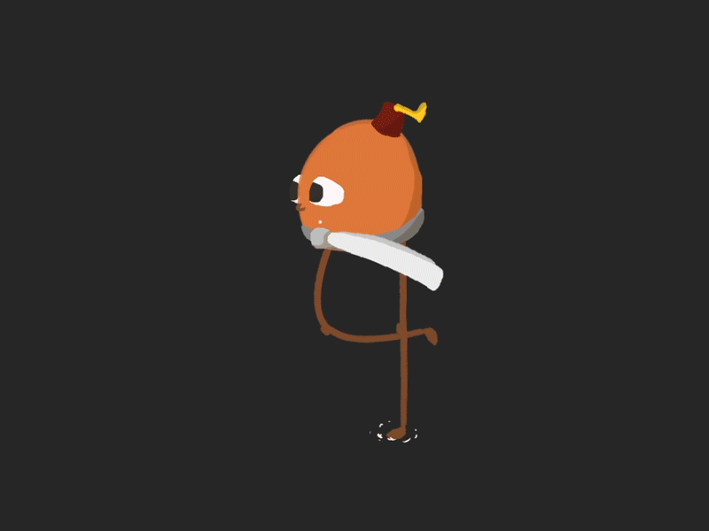 Fez Dude 2d ae animation character cycle dude fez walk