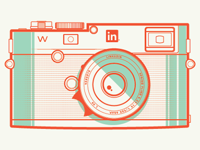 Camera camera illustration linkedin vector