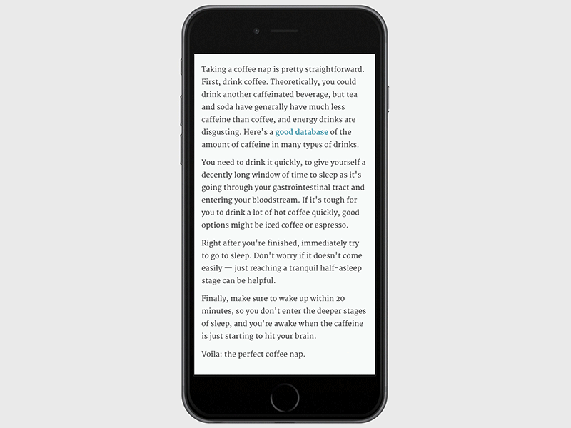 One Thing Leads To Another app article framer framer.js interaction ios mobile prototype scroll transition video