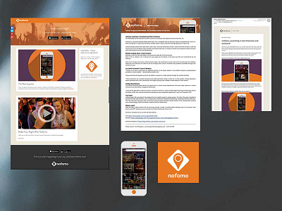 nofomo digital marketing assets app blog email emailer mailer website