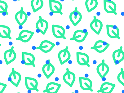 LEAFY PATTERN branding clean color illustration minimal nature pattern summer vibrant
