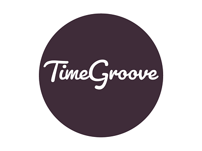 Logo Design: TimeGroove app branding design flat identity logo typography