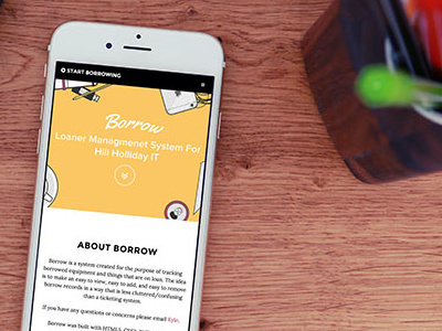 Borrow - Web Design Project bootstrap borrow css3 html5 javascript mysql php responsive web design rwd web design