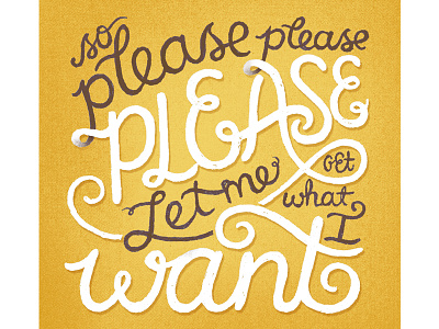 please please please hand lettering illustration lettering photoshop typography