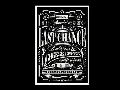 window sign caffee cool handwritten restaurant rustic scrolls sign signage vignettes vintage