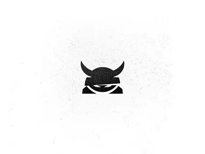 Viking logo mark masculine viking