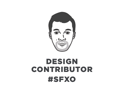 SFXO Design Contributor - Devon bandw head illo portrait san francisco sanfrancisco