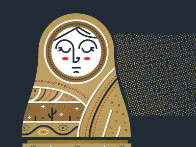 Matryoshka illustration wip