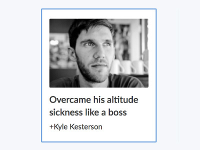 Simple Sample Card card famous kesterson kyle simple supposedly