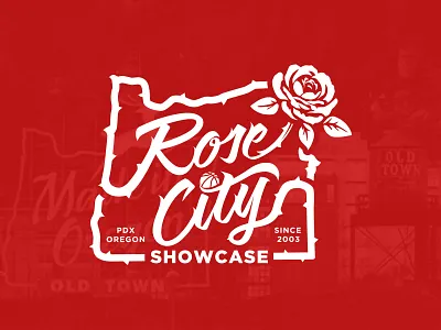 Rose City Showcase T-shirt logo oregon portland rose city