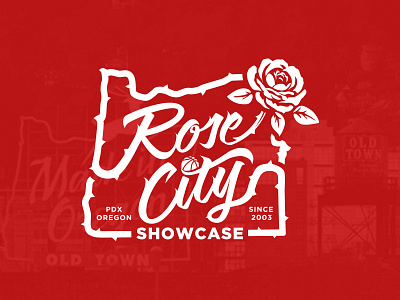 Rose City Showcase T-shirt logo oregon portland rose city