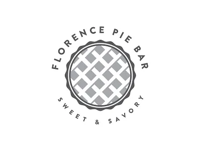 WIP bar logo mark pie pie bar shop