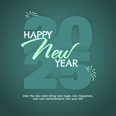 New Year 2025 | Poster Design adobe illustrator design figma graphic design new year new year poster poster poster design social media post