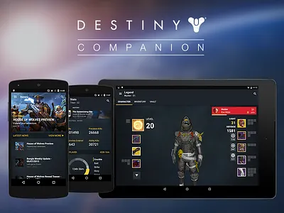 Destiny Companion Android Update android companion destiny material mobile tablet