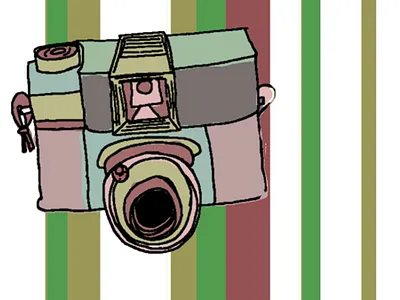 Camera Illustration camera illustration photography