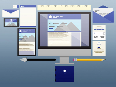 Graphics for Design: WIP business system computer design graphics icons pen pencil ruler stationary tablet wip work in progress