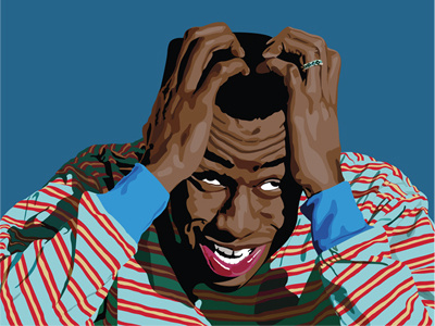 Tyler adobe illustrator graphic design illustrator portrait tyler the creator vector vector art vector portrait