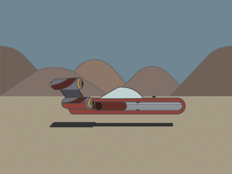 Star Wars Landspeeder jedi luke skywalker star wars