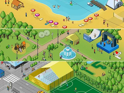 Isometric Moscow Area isometric moscow open data photoshop shapes