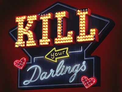 Kill your Darlings 3d darling illustration lettering modo typography