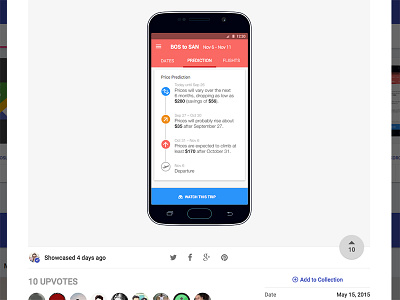 MaterialUp Showcase android hopper material mobile prediction sketch tabs