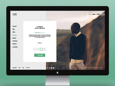 Menswear E Commerce e commerce interaction design menswear product detail page product info page strategy ui ux web design website