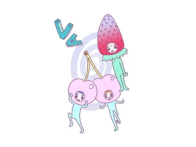 Smoothie Boys character character design fruits kids smoothie