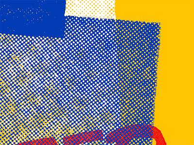 Art Crank Poster 2015 halftone primary print screen