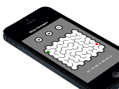 Maze Hexagon 2d game hexagon ios maze physics