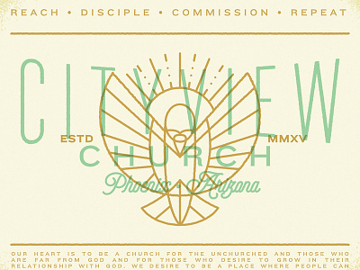 CityView Church Update brand branding church cross dove jesus line art lockup logo shield