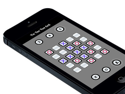 Tic Tac Toe 5x5 2d 5x5 games tic tac toe