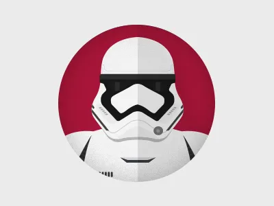 First Order Stormtrooper V2 episode 7 fan art helmet star wars stormtrooper the force awakens vector