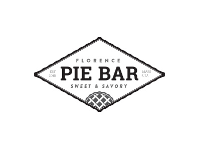 WIP: Pie B bar logo mark pie pie bar shop