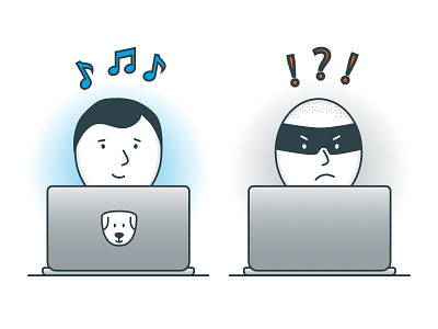 Care Free hacker illustration