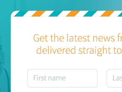Newsletter field newsletter subscription form