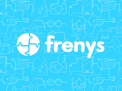 Frenys Branding apps brand branding design identity illustration ios logo logos logotype type ux