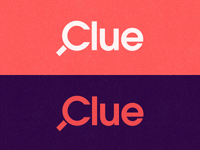 Clue branding c clue logo magnify magnifying glass mark