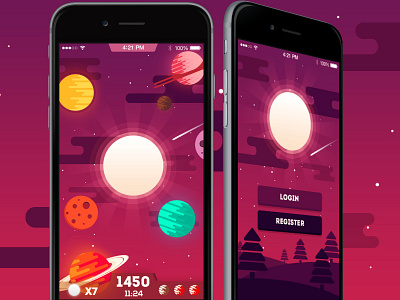 Apocalypse Game UI Concept Design + Gif Animations animations apocalypse behance concept design game gif globe iphone ui